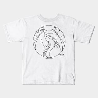 Dragon Waking Up Kids T-Shirt